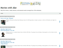 Tablet Screenshot of movieswithabe.com